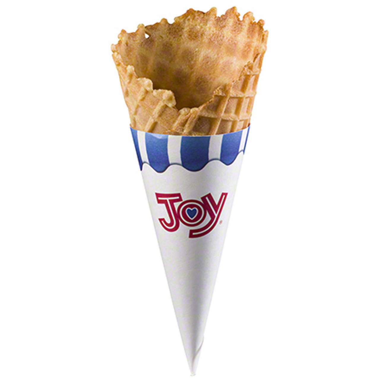 JOY Regular Jacketed Waffle Cone - 216/Case | 16 Case per Pallet