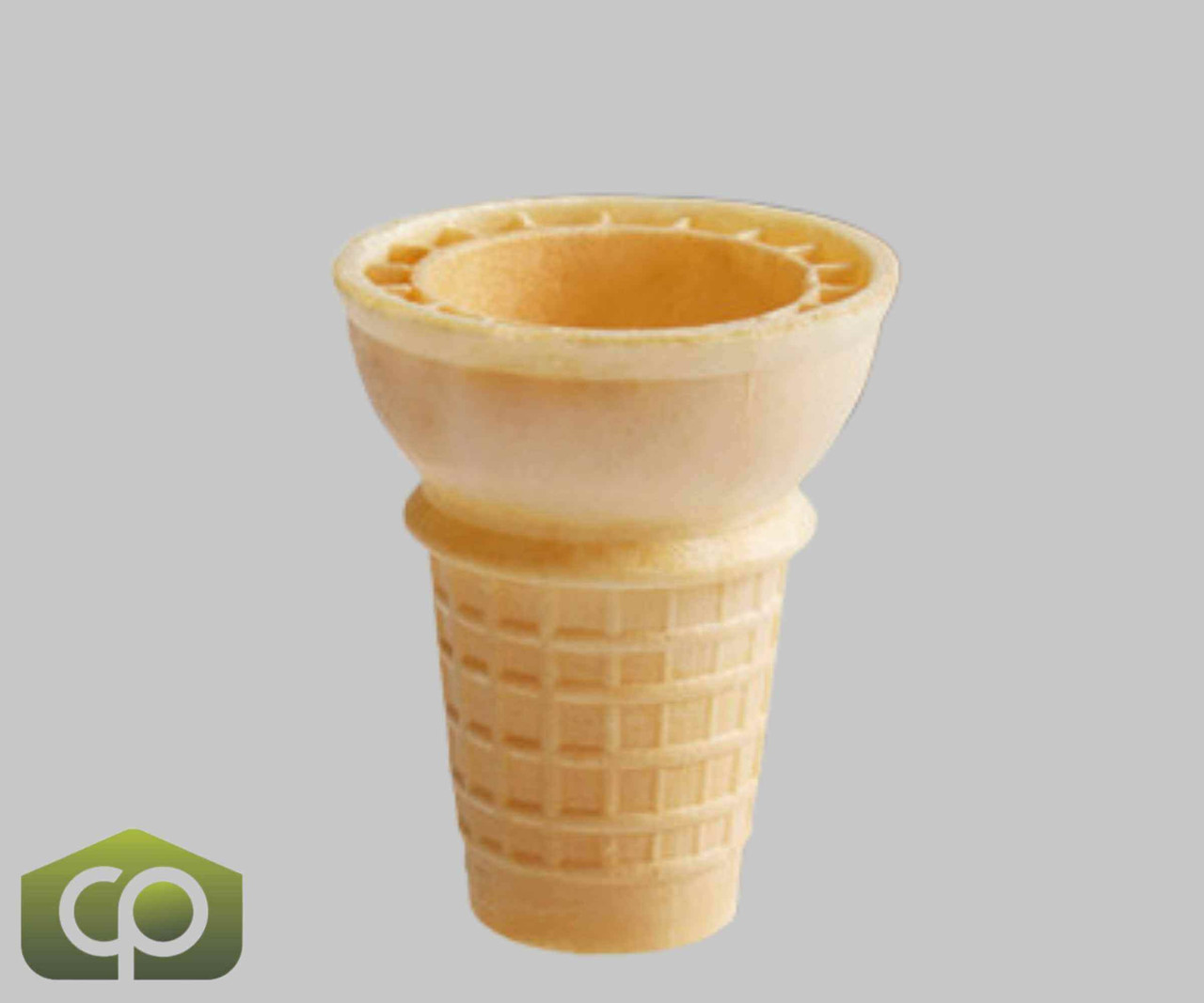 JOY #40 Flat Bottom Cake Cone - 600/Case for Delicious Ice Cream Delights