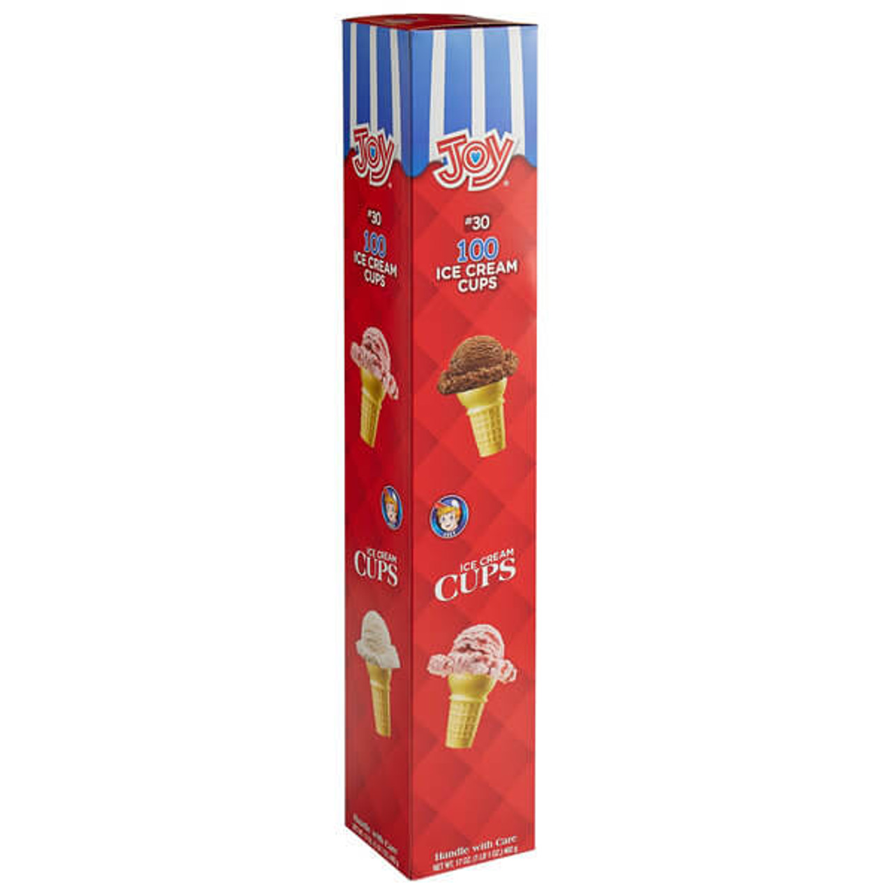 JOY #30 Flat Bottom Cake Cone Dispenser Pack - 600/Case | Convenient and Easy-to-Use