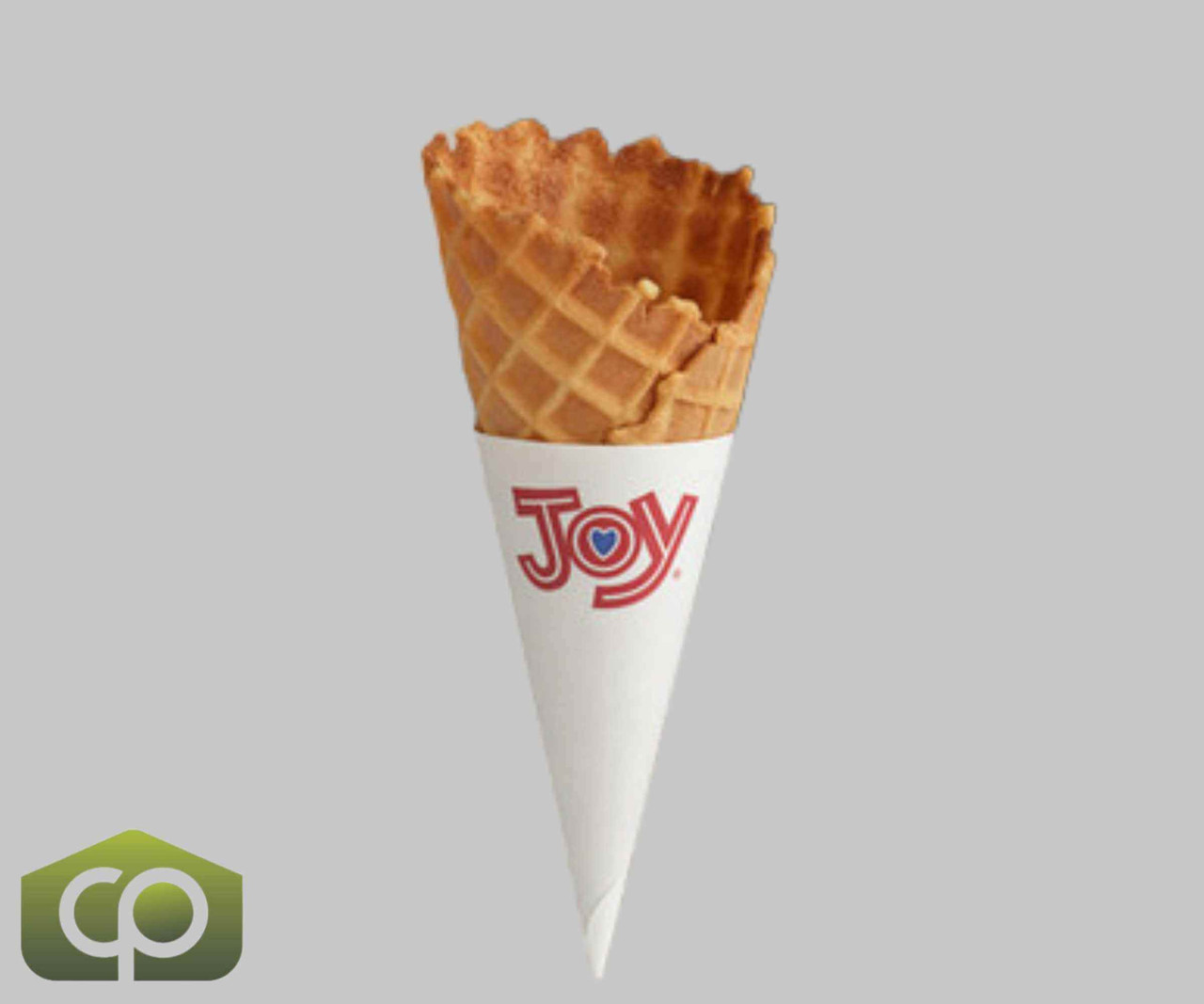 JOY Small Jacketed Waffle Cone - 276/Case | Insulated and Delicious