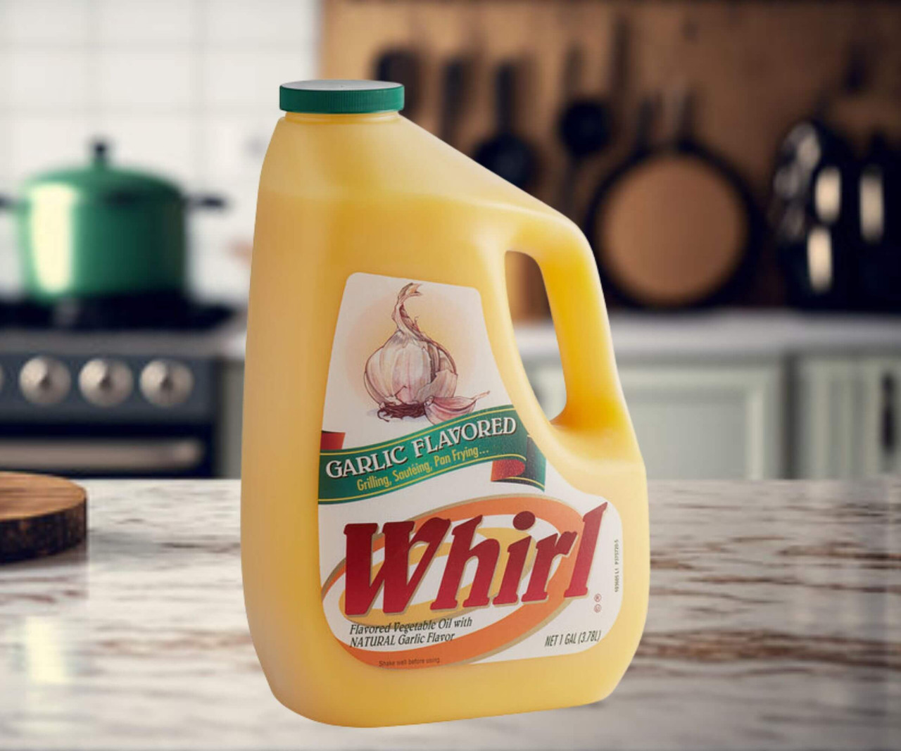 Garlic Whirl Butter-Flavored Oil, 1 Gallon
