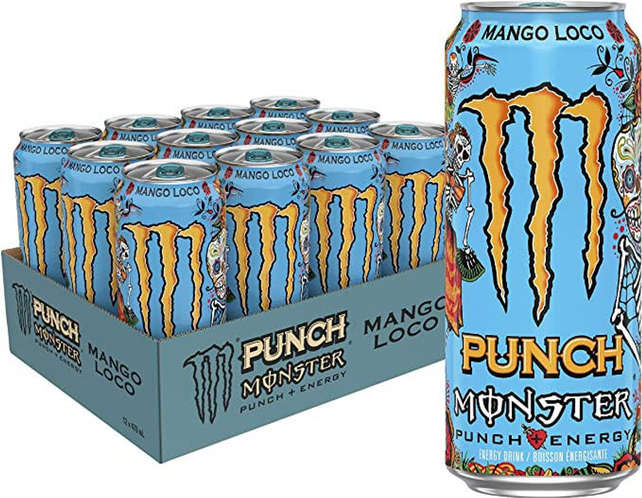 monster MONSTER ENERGY Punch Mango Loco 473 ml | 12.48 lbs | 12/Case 