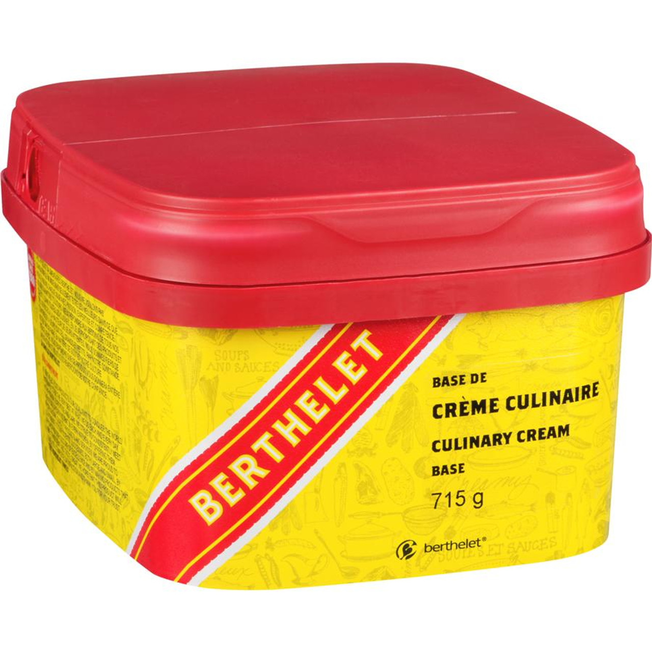  BERTHELET Culinary Cream Base 715g - Enhance Your Culinary Delights 