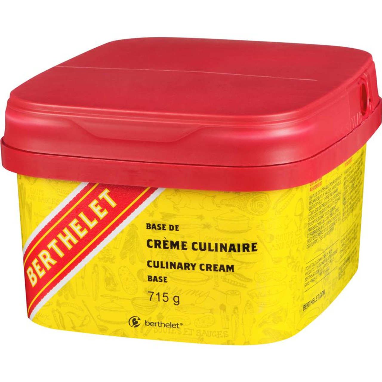  BERTHELET Culinary Cream Base 715g - Enhance Your Culinary Delights 