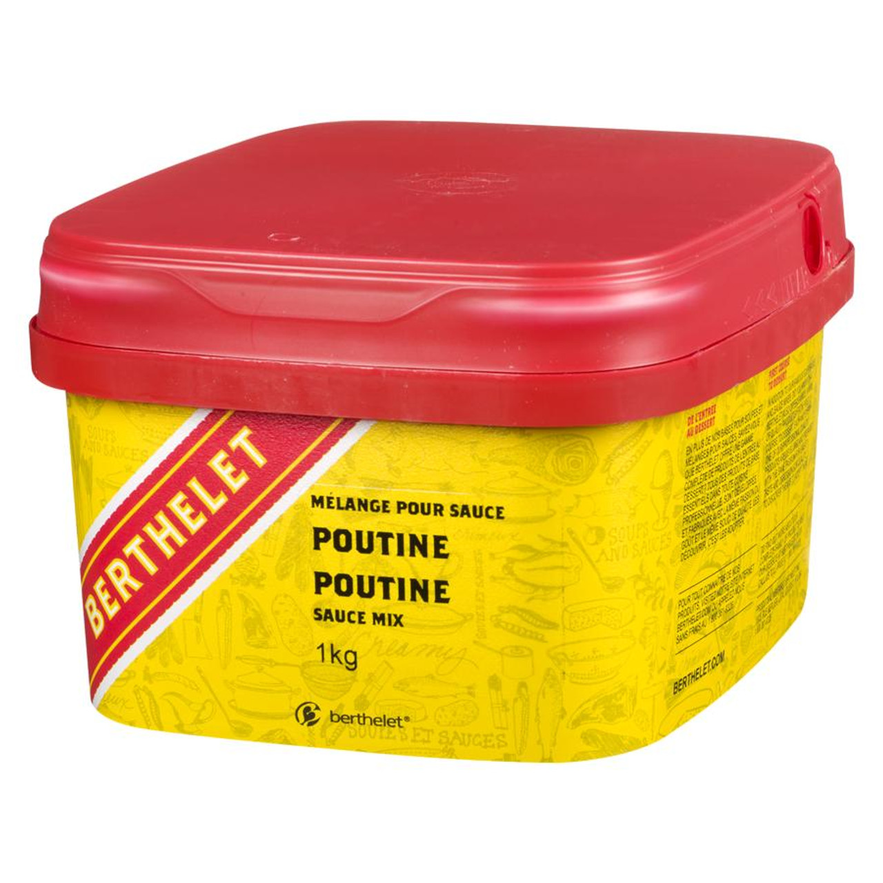  BERTHELET Sauce Mix, Poutine 1kg - Authentic and Flavorful 