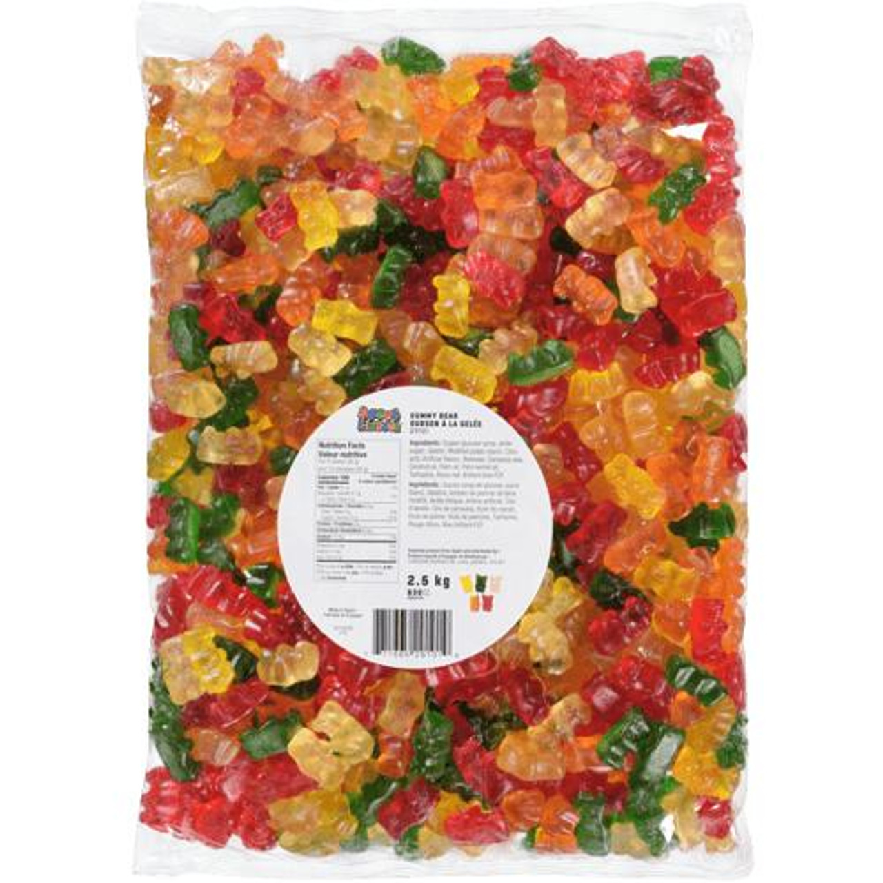 MONDOUX Gummy Bear 2.5kg/5.51lbs - Bursting with Flavorful Gummy Goodness 