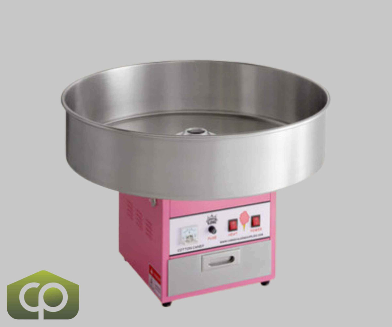 Chicken Pieces Professional Cotton Candy Machine with 28" Stainless Steel Bowl