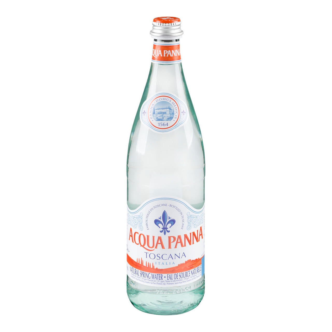 NESTLE CANADA INC Acqua Panna Natural Spring Water, Glass | 750ML |12/Case | Pallet Of 64 Cases 