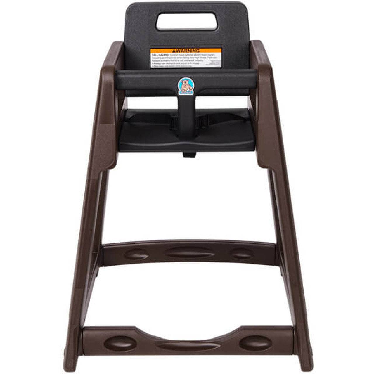 Koala Kare Brown Ready to Assemble Stackable Plastic High Chair - Convenient and Space-Saving- CHICKEN PIECES