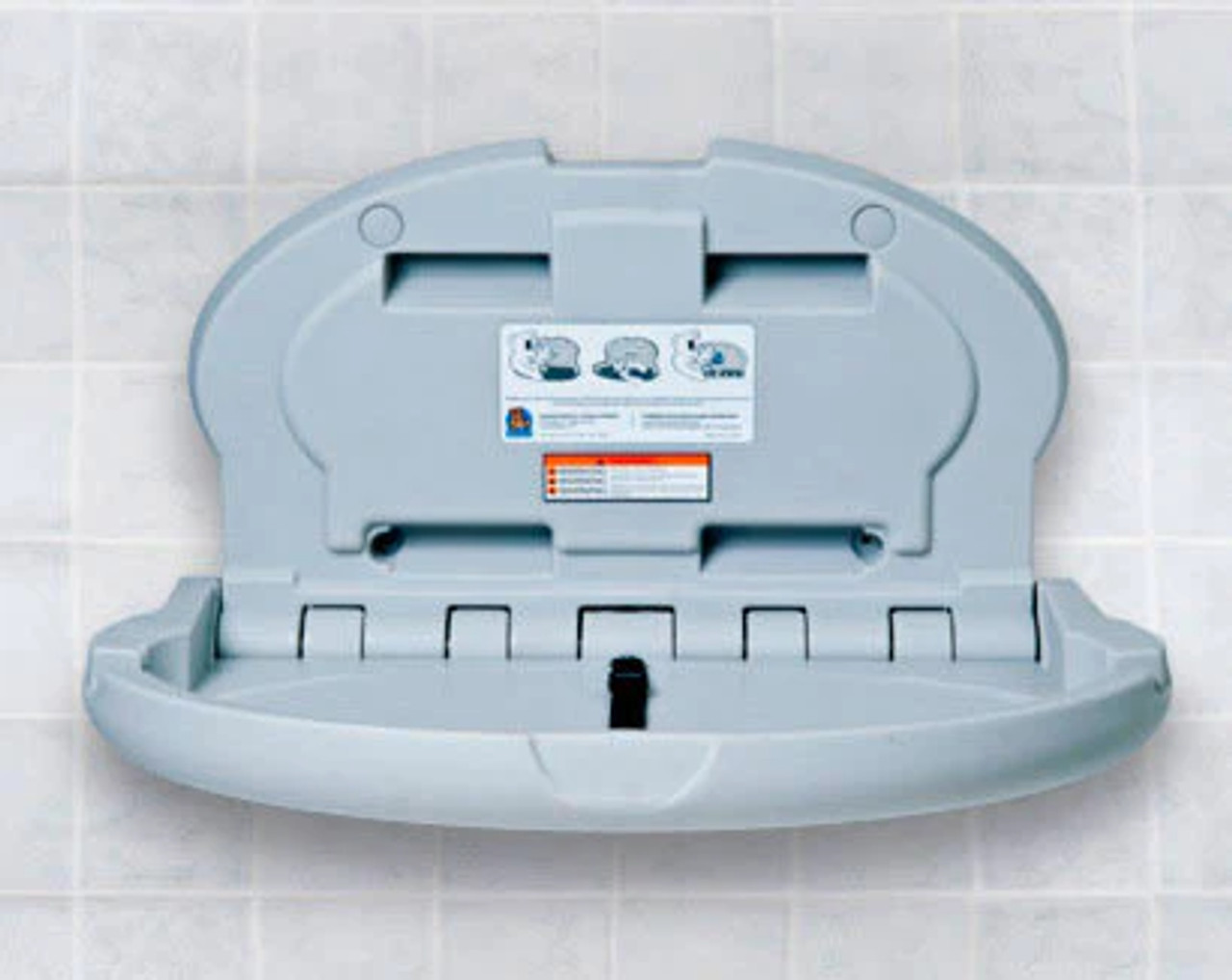 Koala Kare Gray Horizontal Oval Baby Changing Station/Table - Comfortable and Practical Baby Care- CHICKEN PIECES