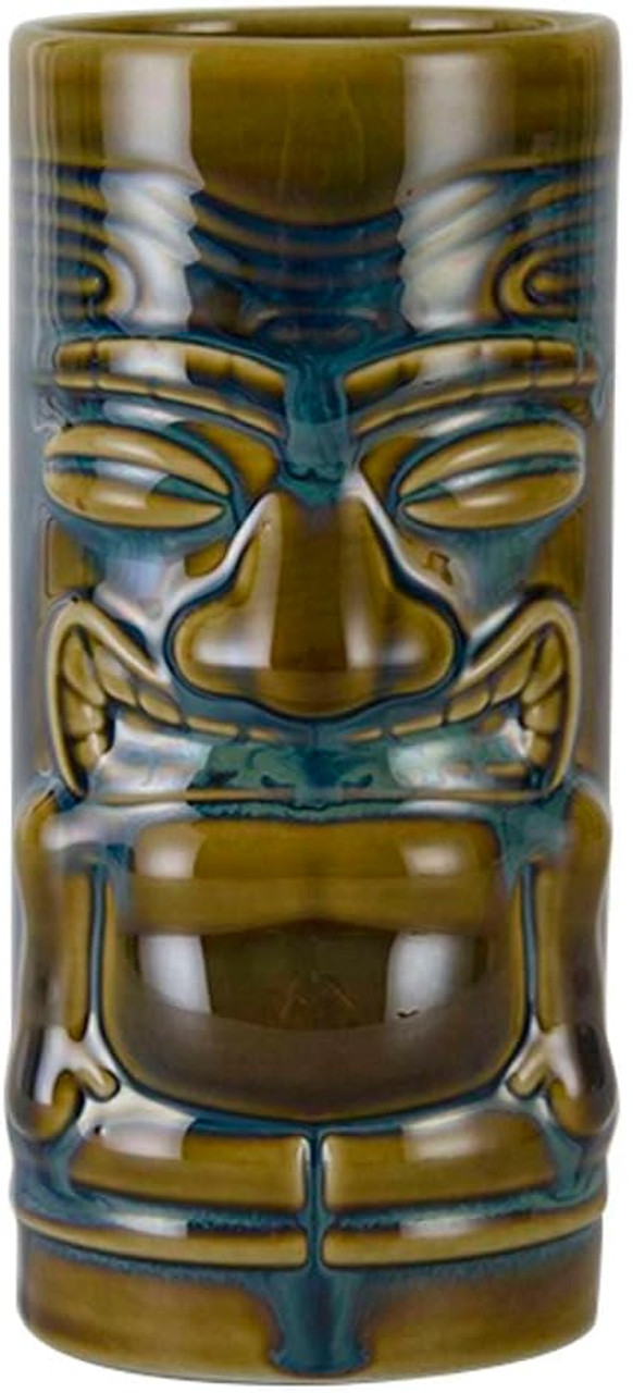 Tuxton Glacier 16 oz. Ceramic Tiki Mug - 12/Pack | Chill Out with Arctic-Inspired Tumblers- Chicken Pieces