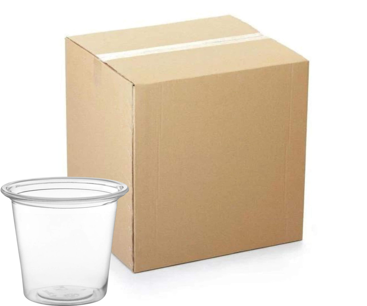 CP 1.25 oz. Clear Plastic Shot Glass - 5000/Case | Cheers to Shots in Bulk with Convenient Disposable Glasses-Chicken Pieces