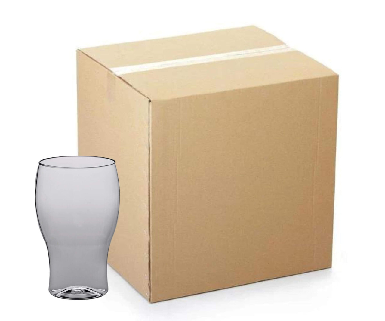 CP 10 oz. Heavy Weight Clear Plastic Beer Glass - 64/Case | Cheers to Refreshing Beers in Sturdy Plastic Glasses-Chicken Pieces