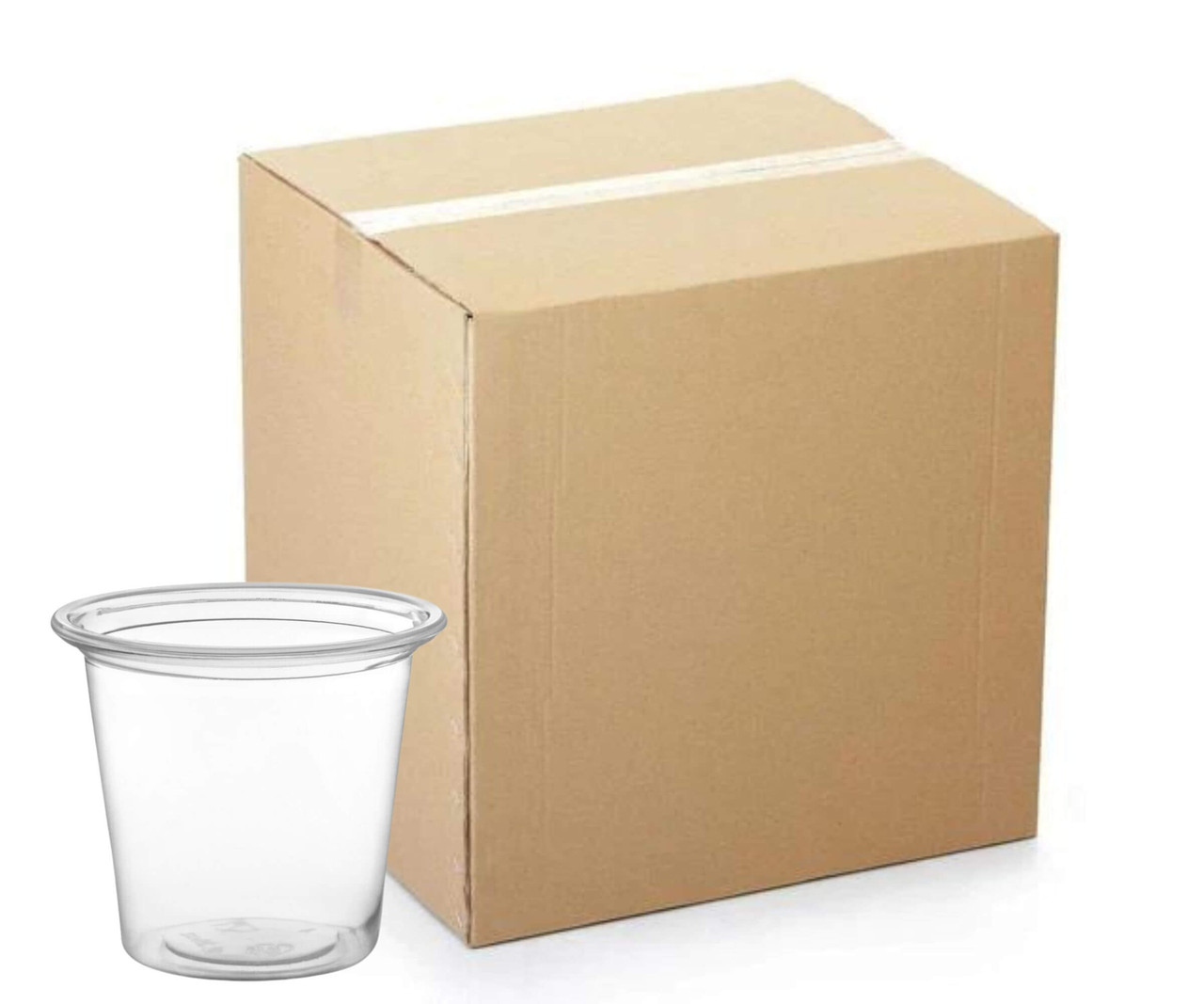 CP 1.25 oz. Clear Plastic Shot Glass - 250/Pack | Perfectly Sized Shots in Clear Plastic-Chicken Pieces