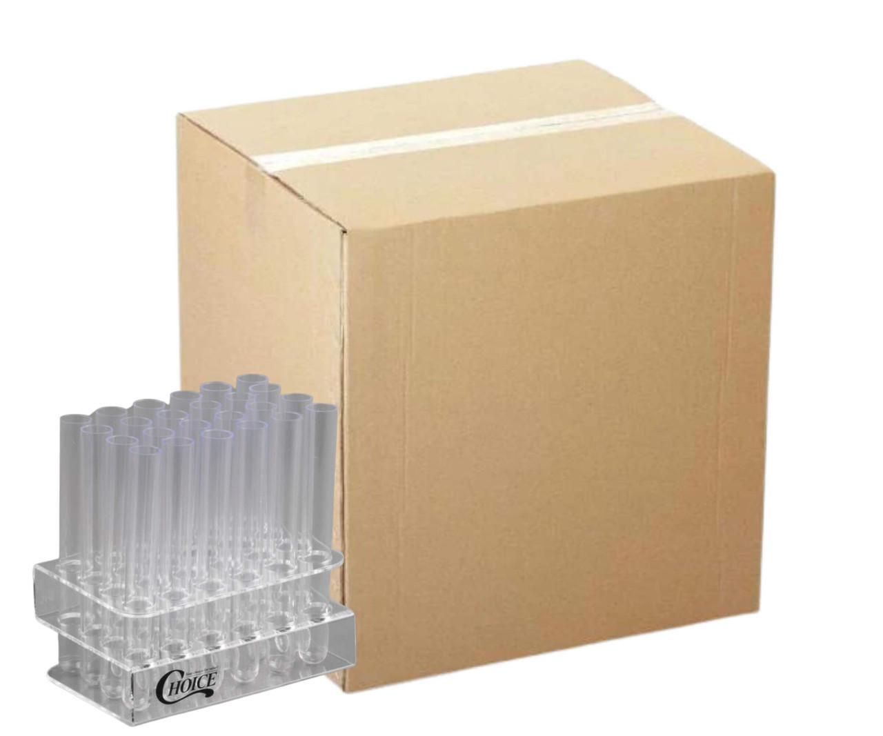 CP Test Tube Rack with 100 Clear Test Tube Shots/Shooters-Chicken Pieces