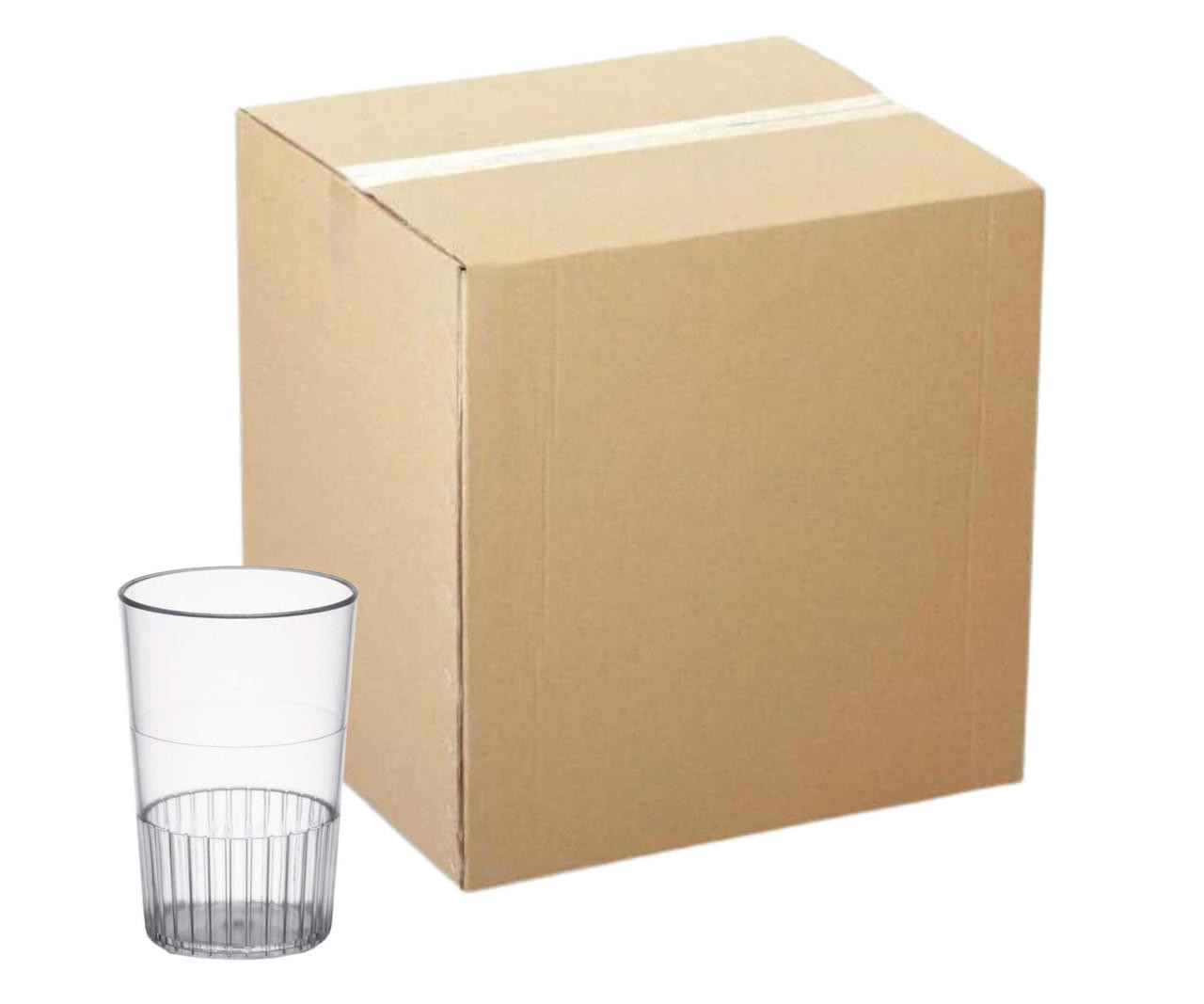  Fineline Quenchers 1.5 oz. Clear Hard Plastic Shooter Glass - 500/Case 