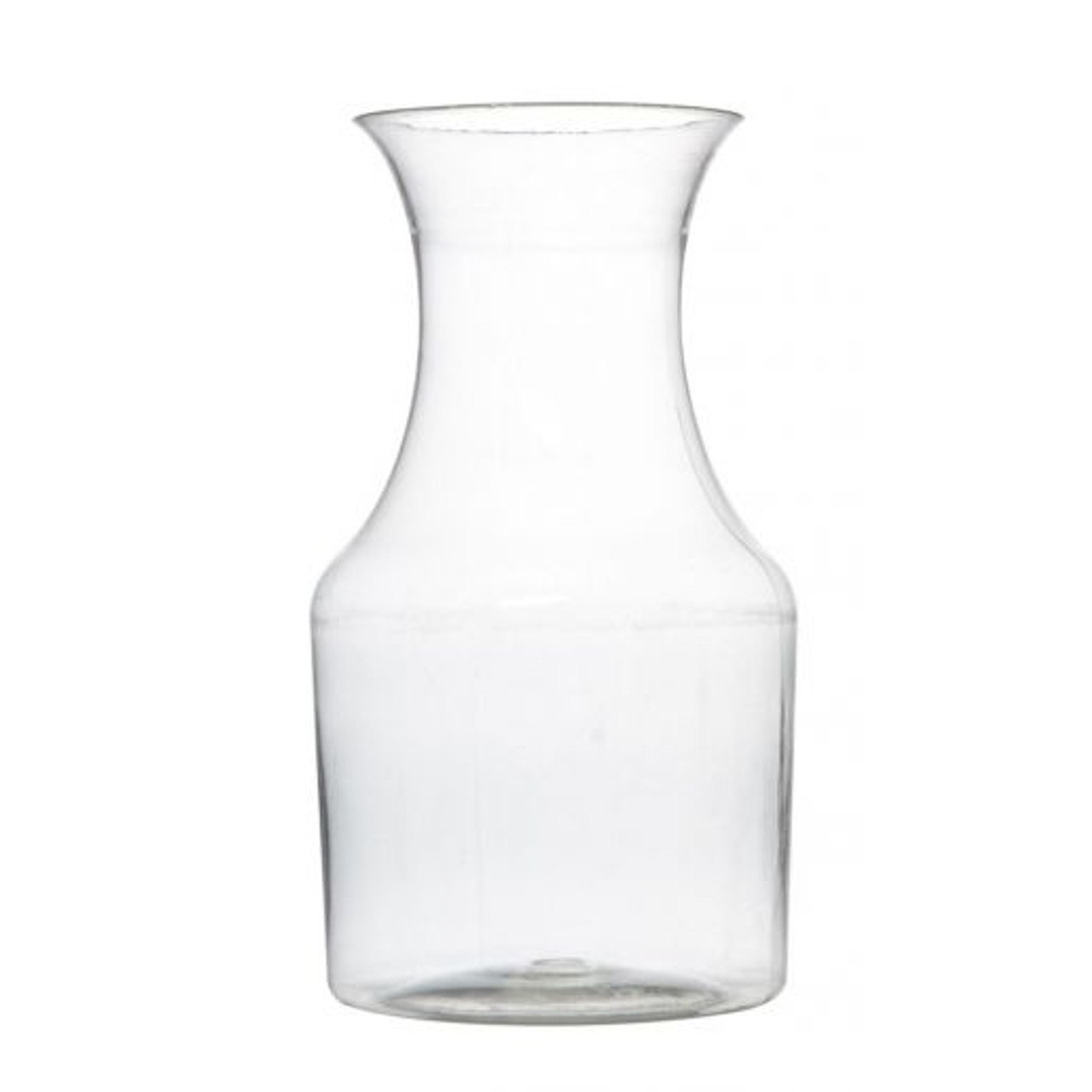 Fineline Tiny Temptations 7.5 oz. Clear Mini Wine Pitcher / Carafe - 60/Case