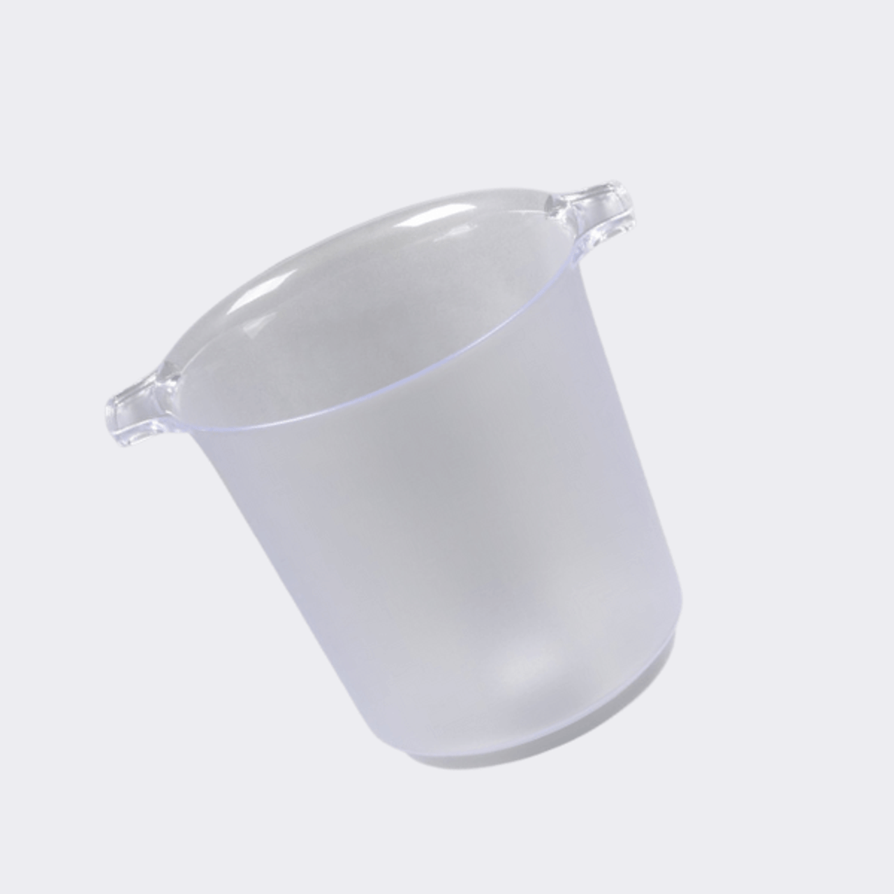 Fineline Platter Pleasers Heavy Duty Disposable Plastic 4 Qt. Wine / Champagne Chiller Ice Bucket. CHICKEN PIECES.