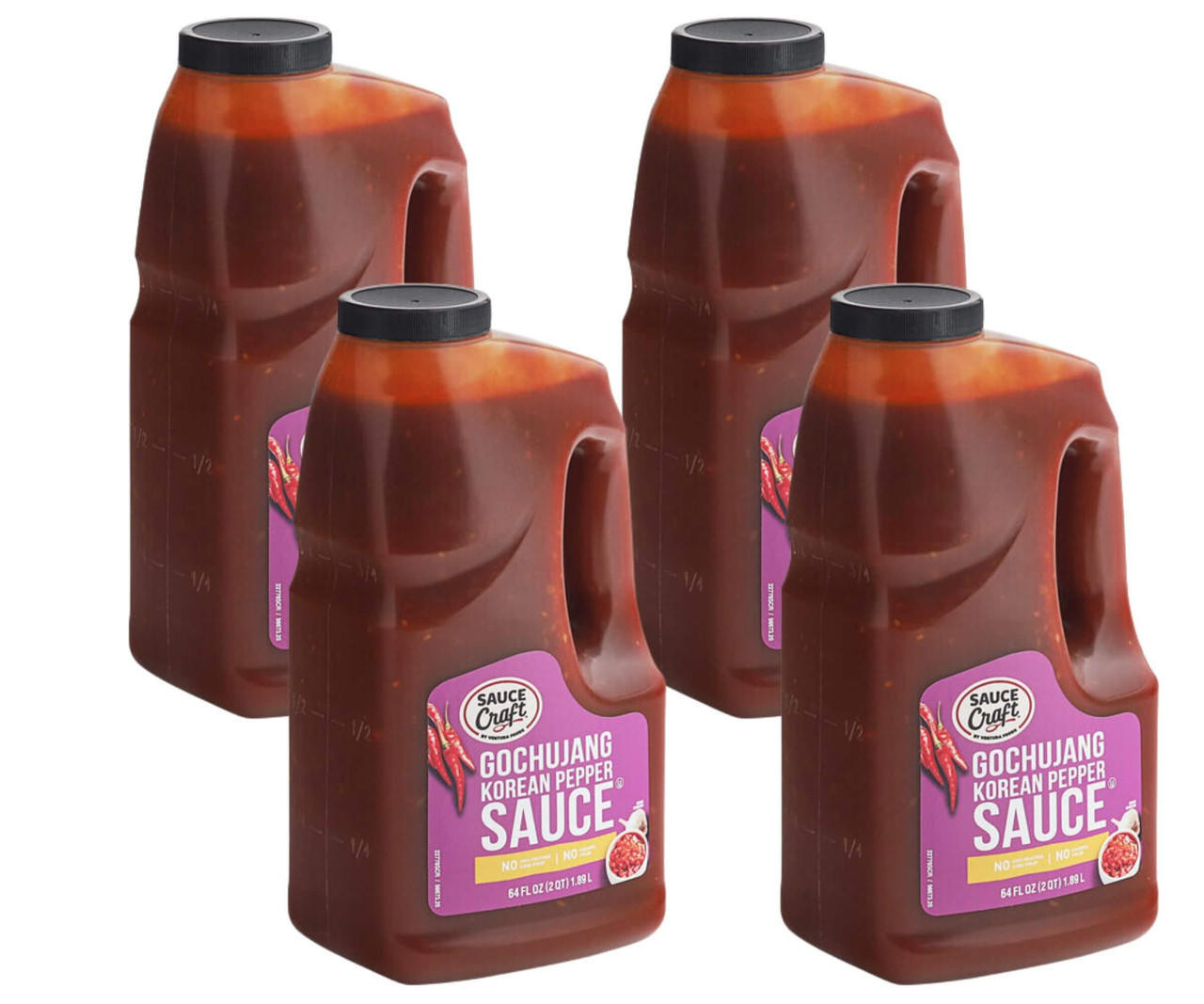  Sauce Craft Gochujang Korean Pepper Sauce 0.5 Gallon - 4/Case | Authentic Korean Flavor in Bulk 