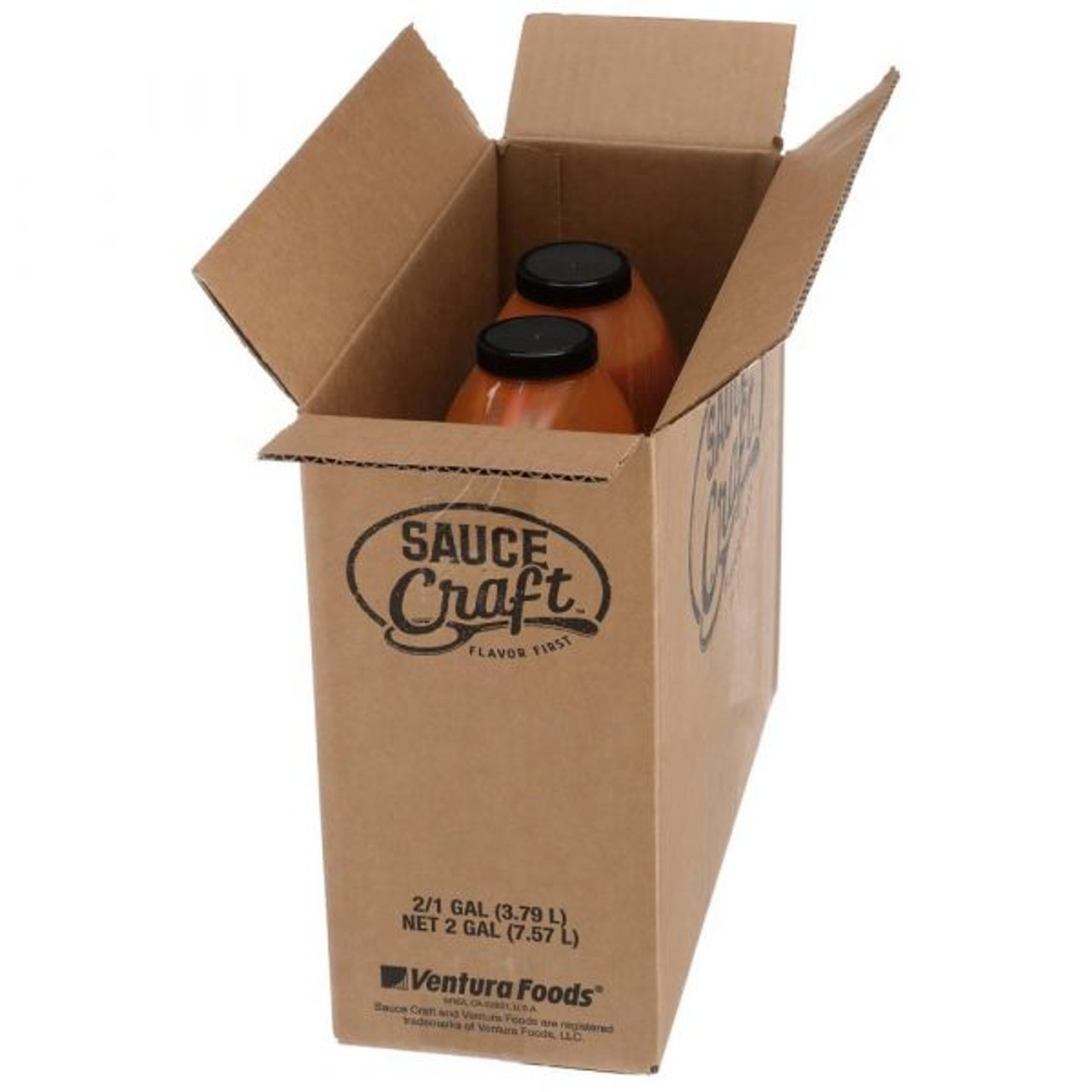 Sauce Craft Buffalo Sauce 1 Gallon - 2/Case | Bold and Spicy Flavor in Bulk