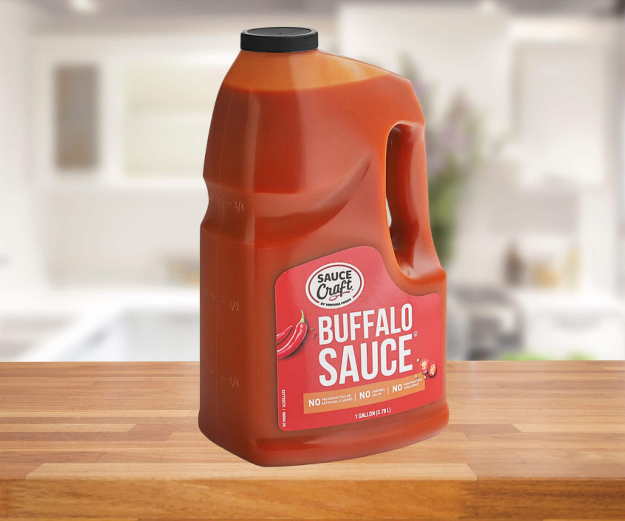 Sauce Craft Buffalo Sauce 1 Gallon | Bold and Spicy Flavor for Culinary Creations