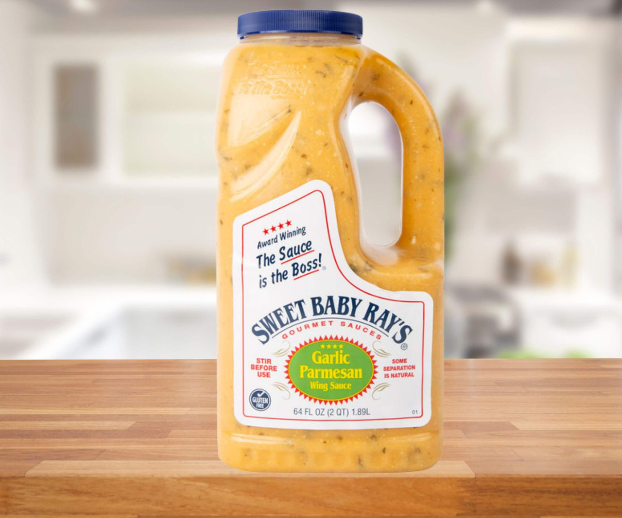 Sweet Baby Ray's 0.5 Gallon Garlic Parmesan Wing Sauce | Creamy Garlic Delight for Wings