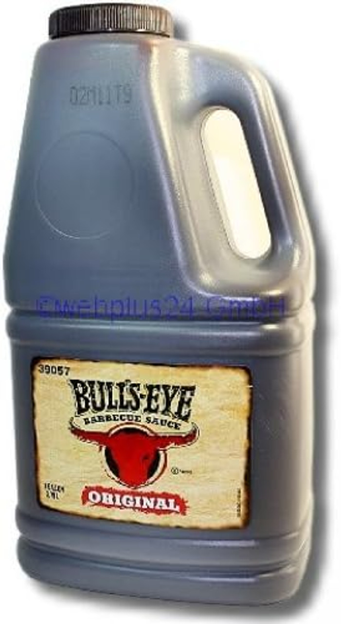 Bull's-Eye 1 Gallon Honey Smoke BBQ Sauce - 4/Case | Sweet and Smoky Barbecue Flavor