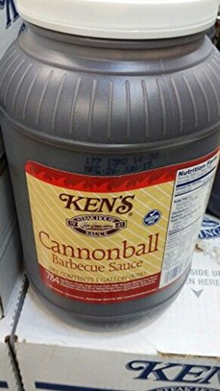 Ken's Foods Ken's 1 Gallon Cannonball BBQ Sauce - 4/Case | Flavorful Bulk Option for BBQ Enthusiasts