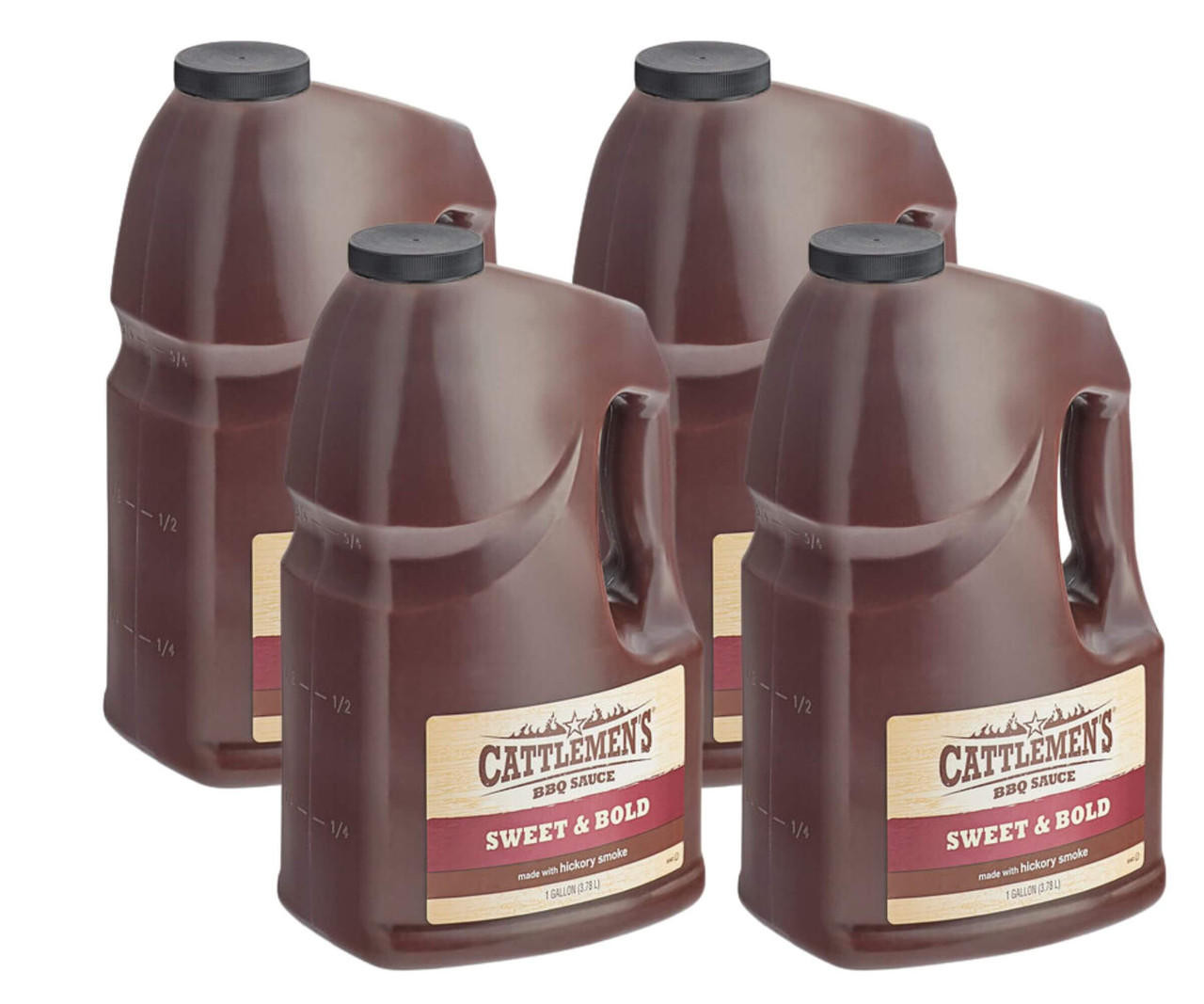  Cattlemen's Sweet and Bold BBQ Sauce 1 Gallon - 4/Case | Flavorful Fusion in Bulk 