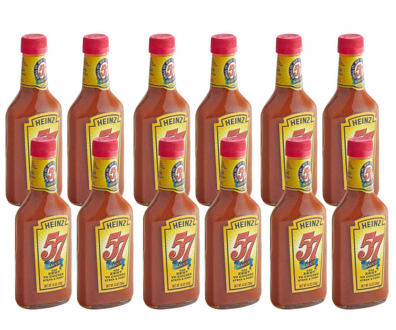 HEINZ Heinz 57 Sauce 10 oz. Bottle - 12/Case | Classic Condiment for Every Table 