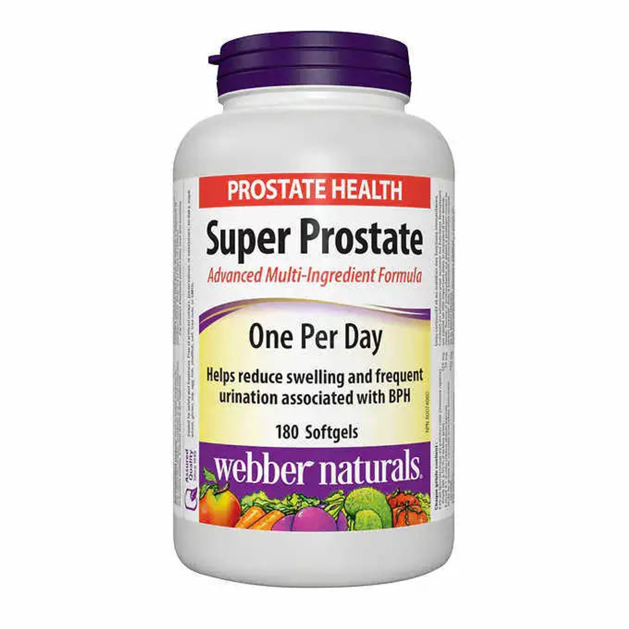 webber naturals Webber Naturals Super Prostate Advanced Multi-Ingredient Formula Softgels - 180-count | Prostate Health Support 