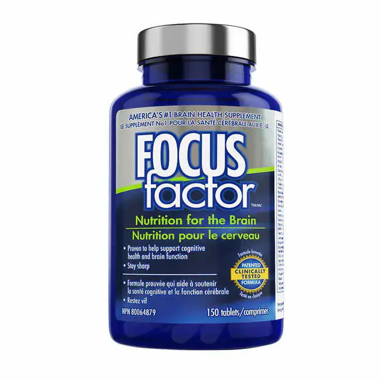 Focus Factor Nutrition for the Brain - 150 Tablets | Cognitive Support-Chicken Pieces