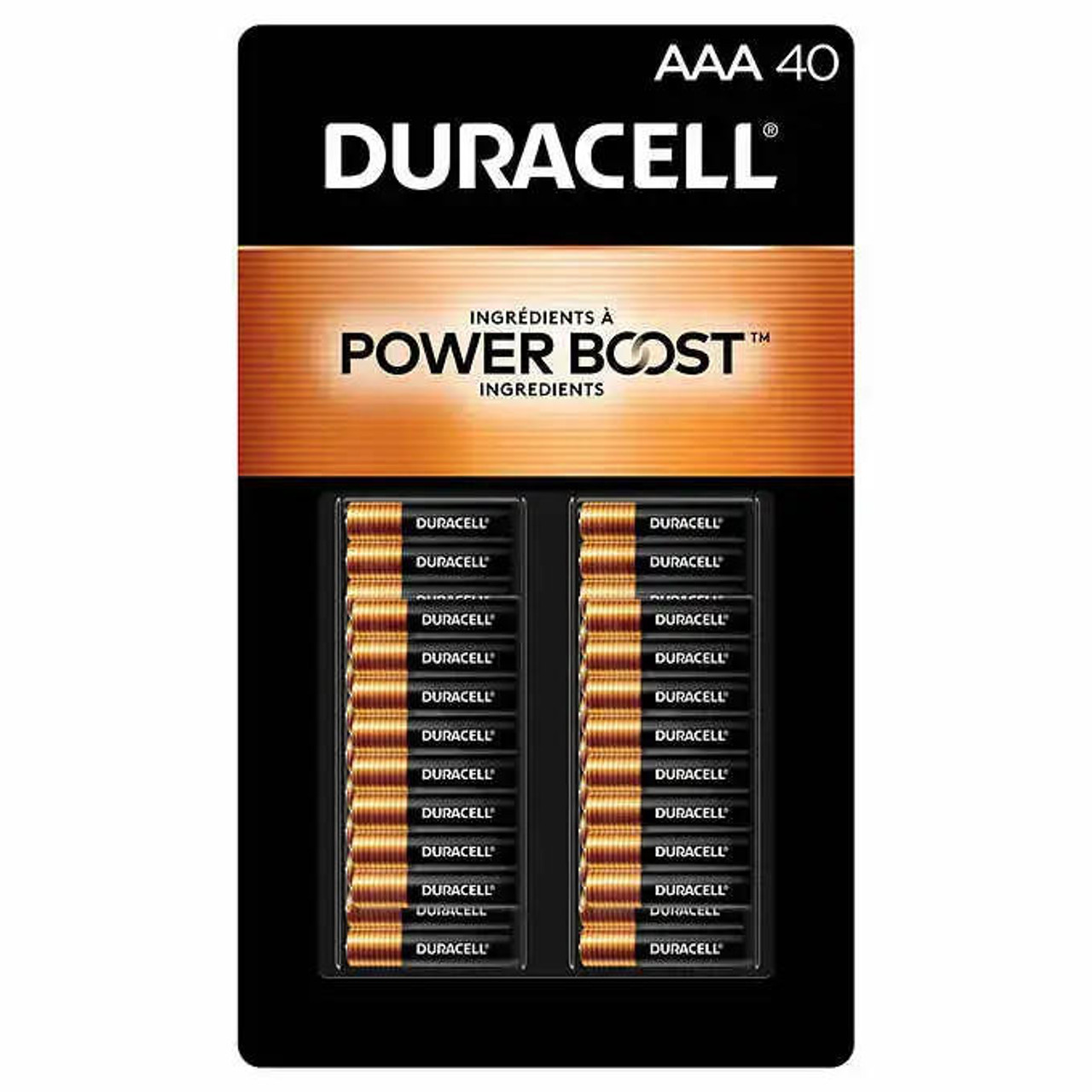 duracell Duracell CopperTop AAA Batteries with PowerBoost Ingredients - 40 count | Enhanced Performance Power 