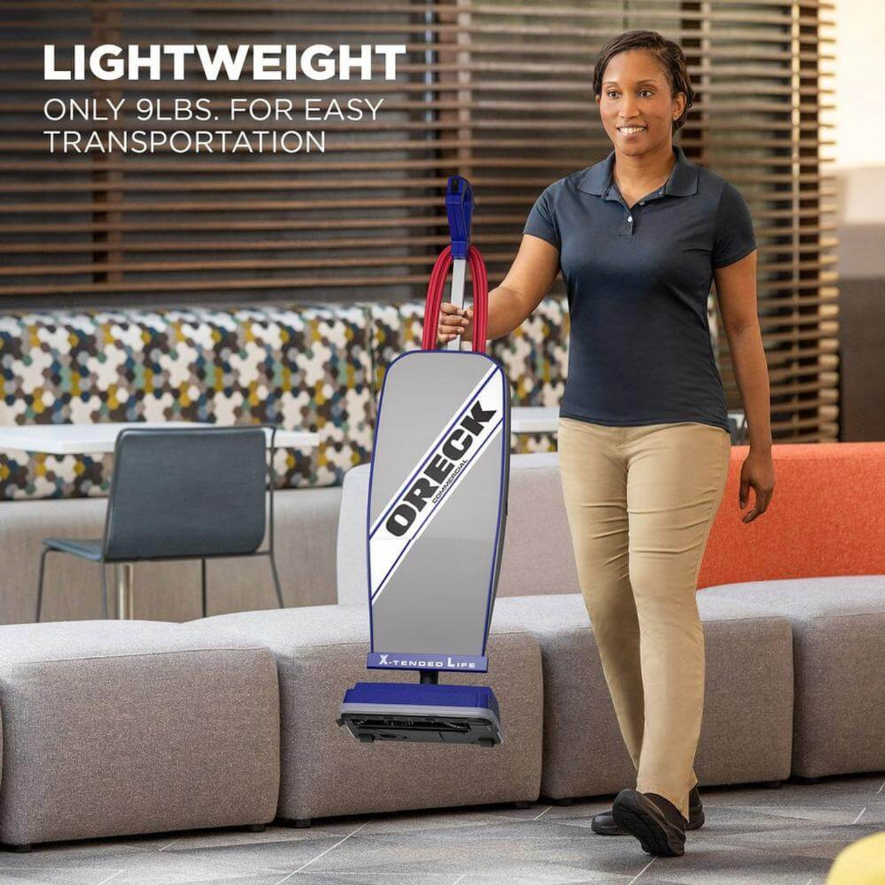 Oreck 12" Lightweight Upright Bagged Vacuum Cleaner | Effortless Cleaning and Maneuverability