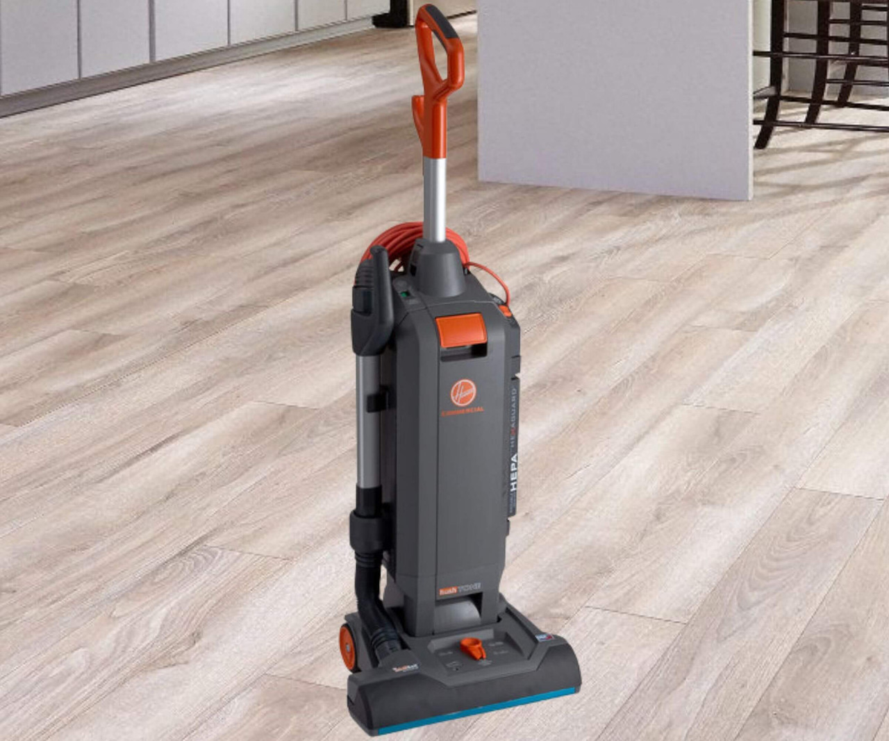hoover Hoover HushTone 15+ Commercial Bagged Upright Vacuum Cleaner | Quiet and Powerful Cleaning Performance