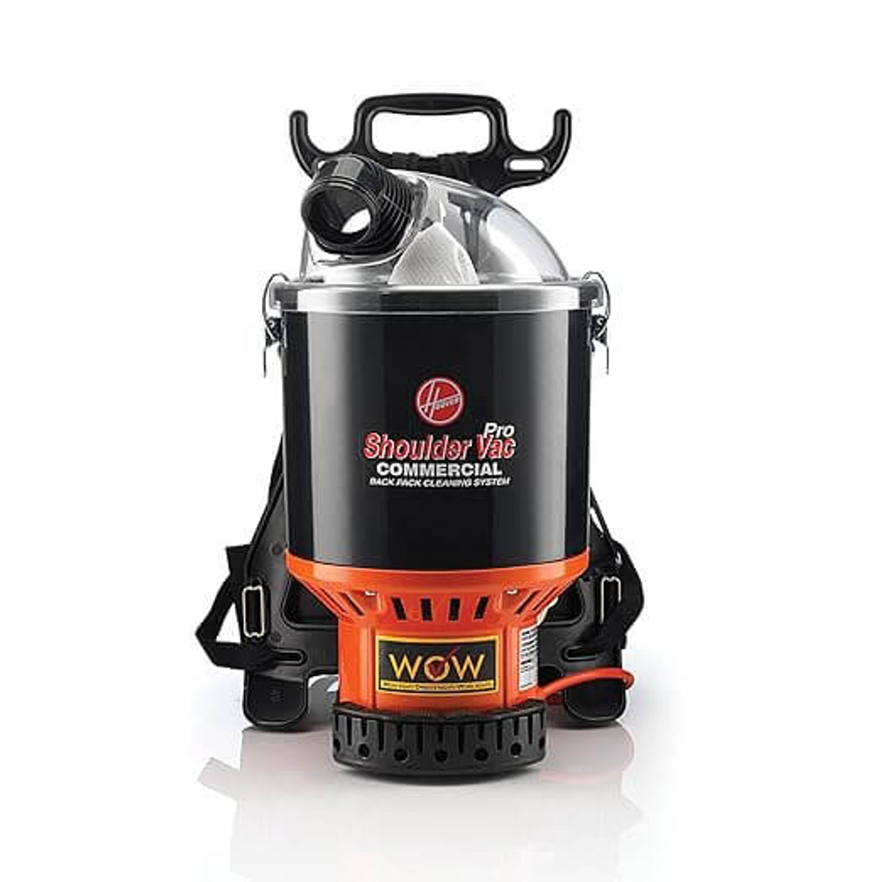 hoover Hoover 6.4 Qt. Commercial Backpack Vacuum Cleaner with 1 1/2" Attachments | Efficient Cleaning and Comfortable Mobility