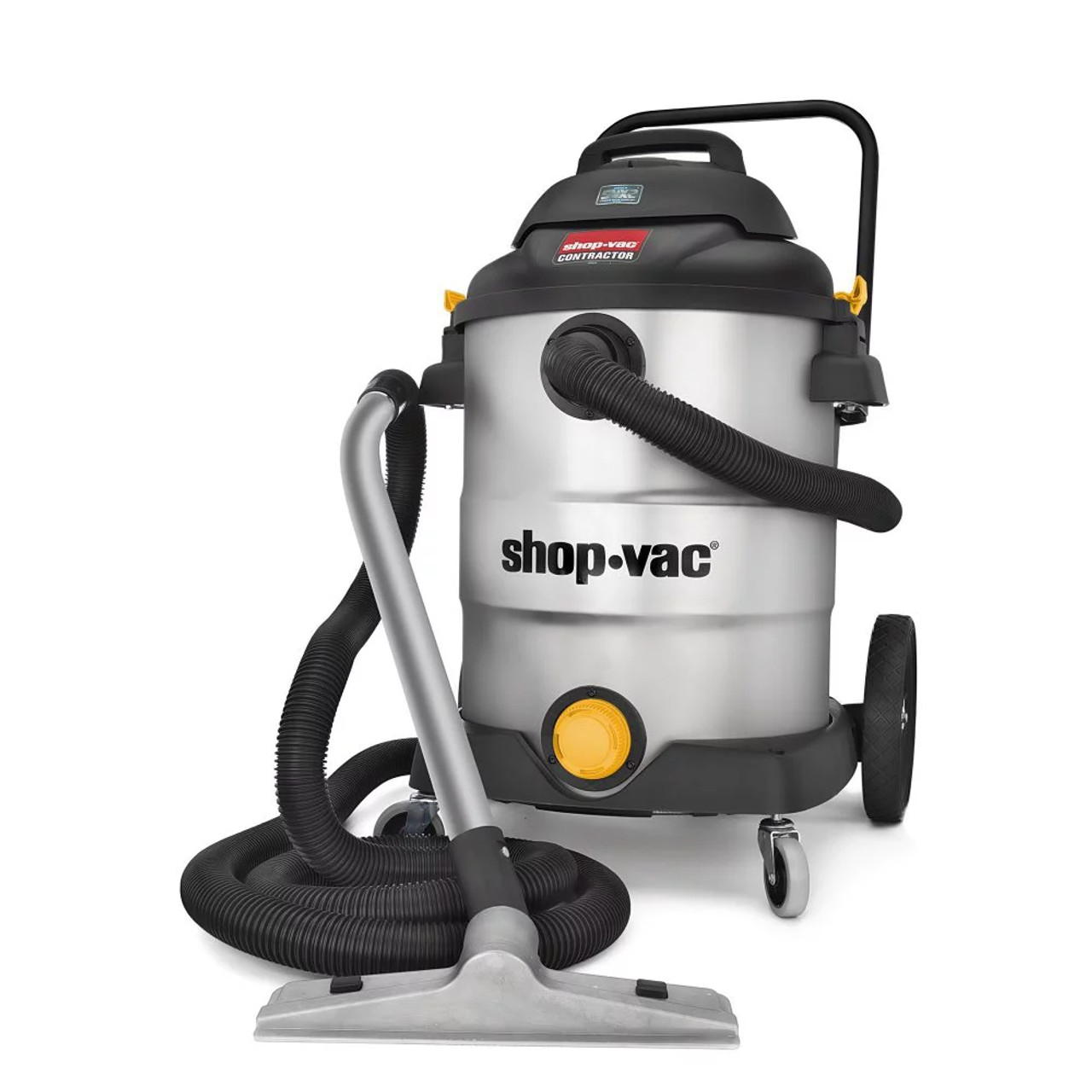 Shop-Vac 16 Gallon 6.0 Peak HP Carted Stainless Steel Wet Dry Vacuum with Tool Kit