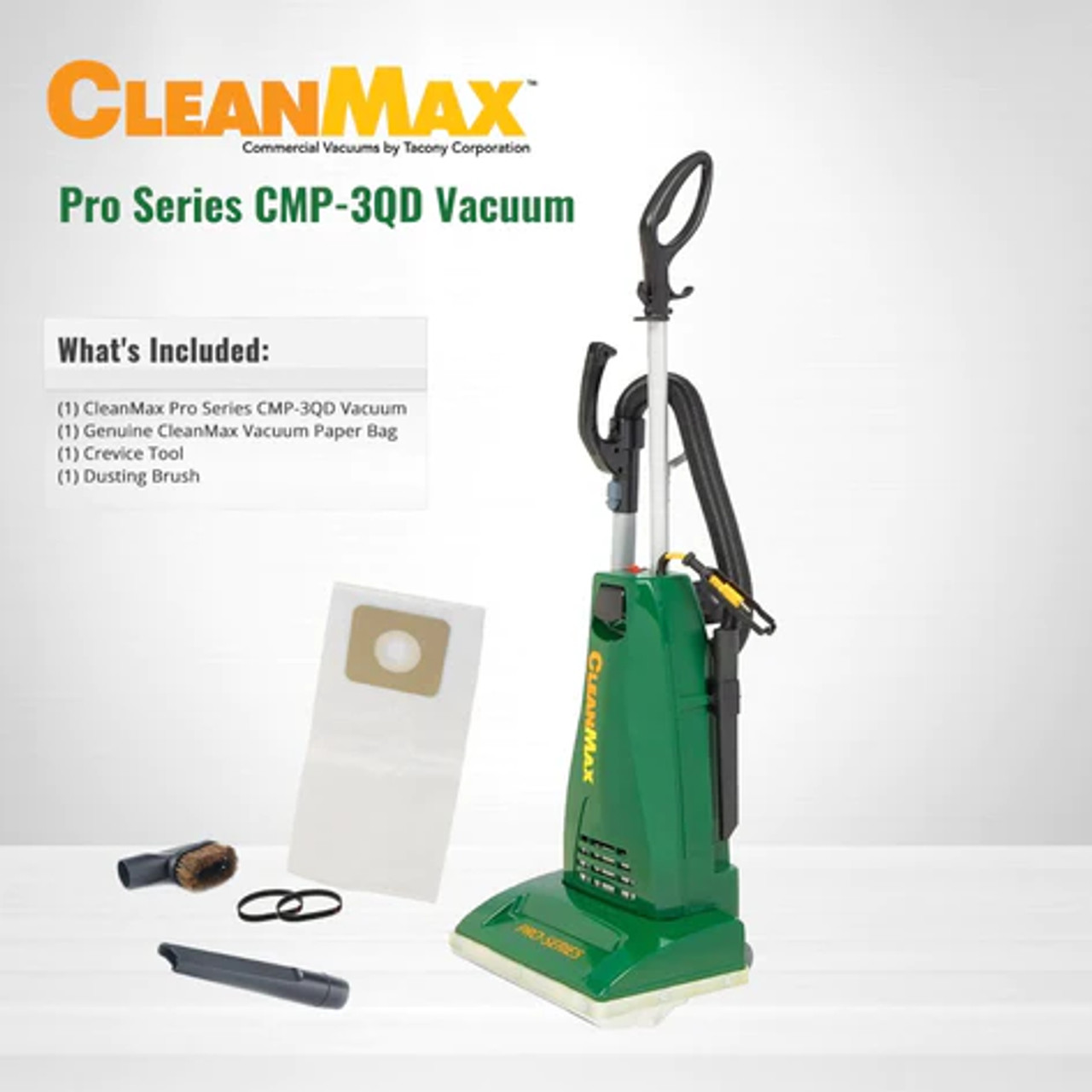 CleanMax Pro Series 14" Upright Vacuum Cleaner with Quickdraw Tools - Efficient Cleaning with Precision