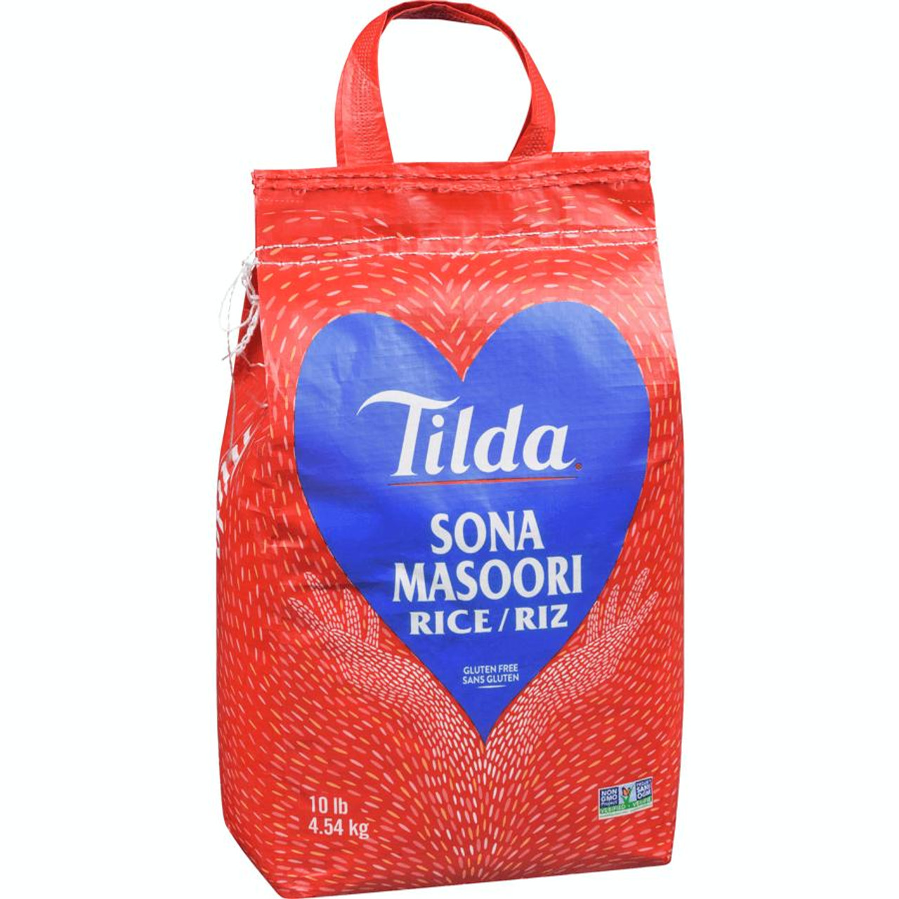 TILDA Tilda Sona Masoori Rice | Authentic Indian Grains | 10lb/4.54kgs Bag 