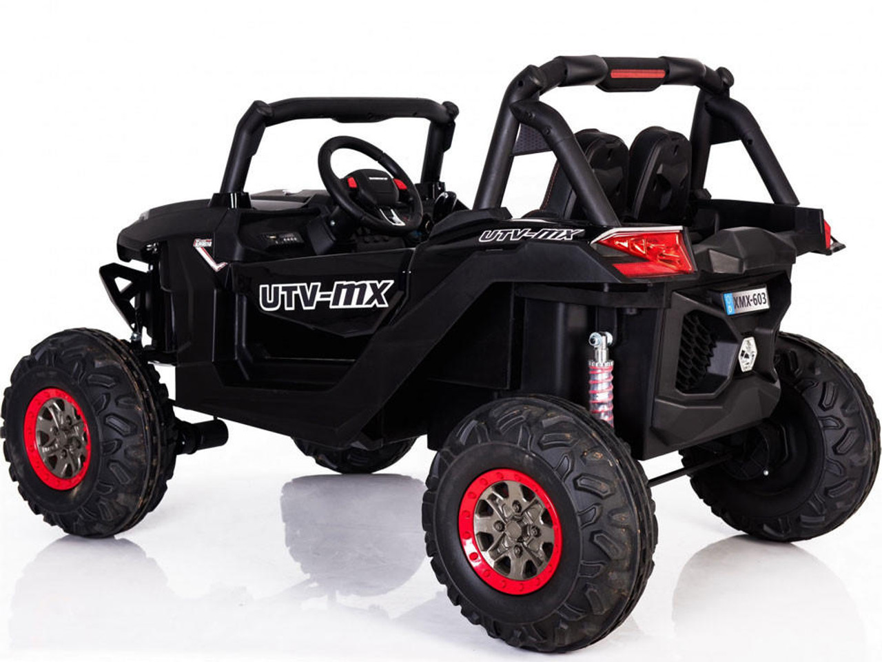 Mini Motos Mini Moto Utv 4x4 12v Black (2.4ghz Rc) 