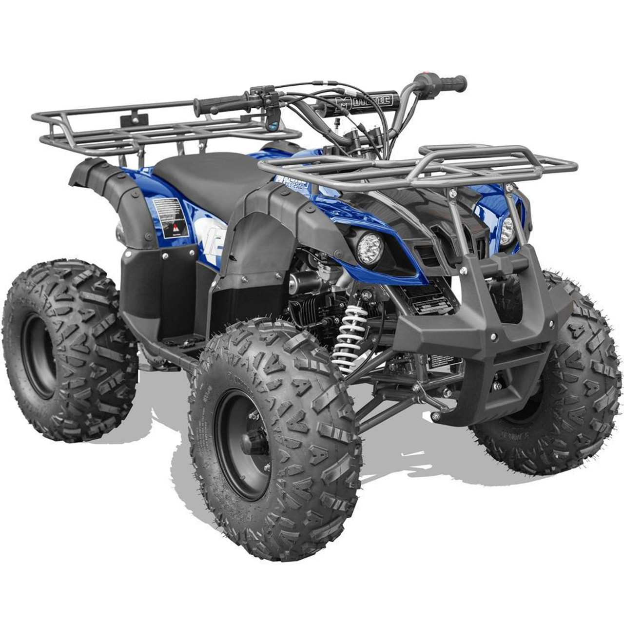  Mototec Bull 125cc 4-stroke Kids Gas Atv Blue 