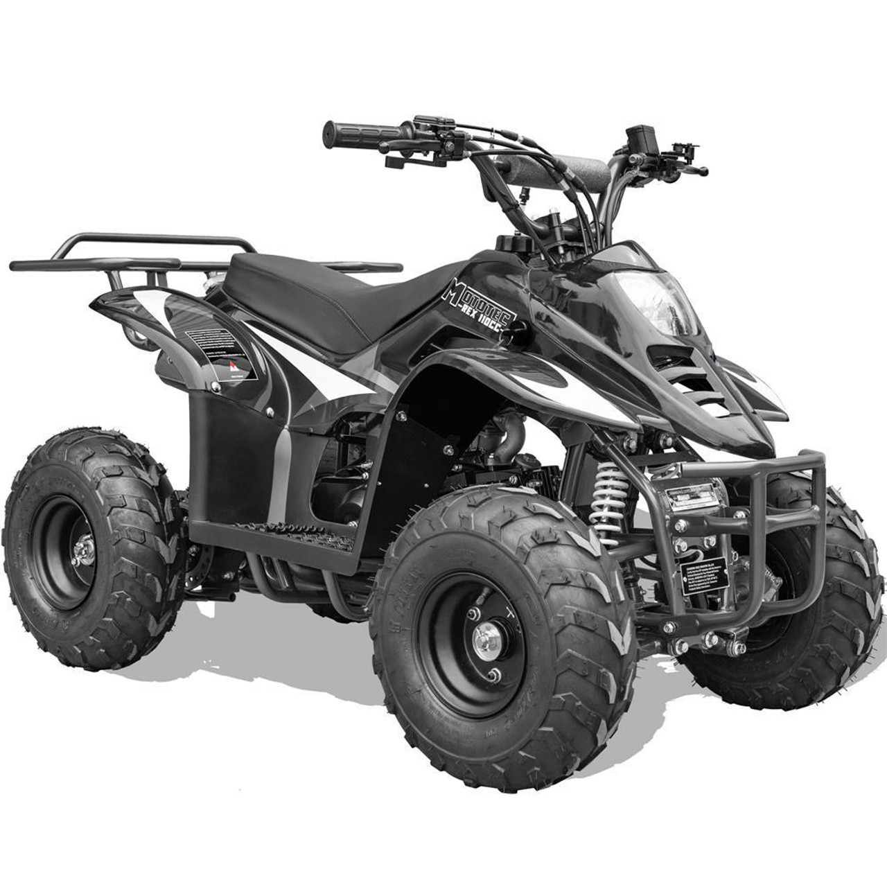  Mototec Rex 110cc 4-stroke Kids Gas Atv Black 