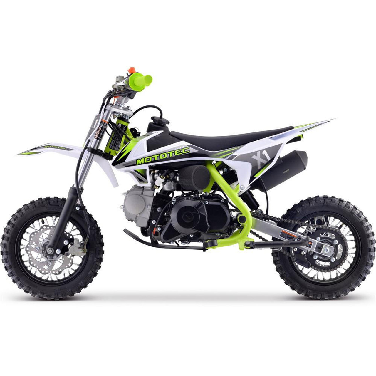  Mototec X1 110cc 4-stroke Gas Dirt Bike Green 