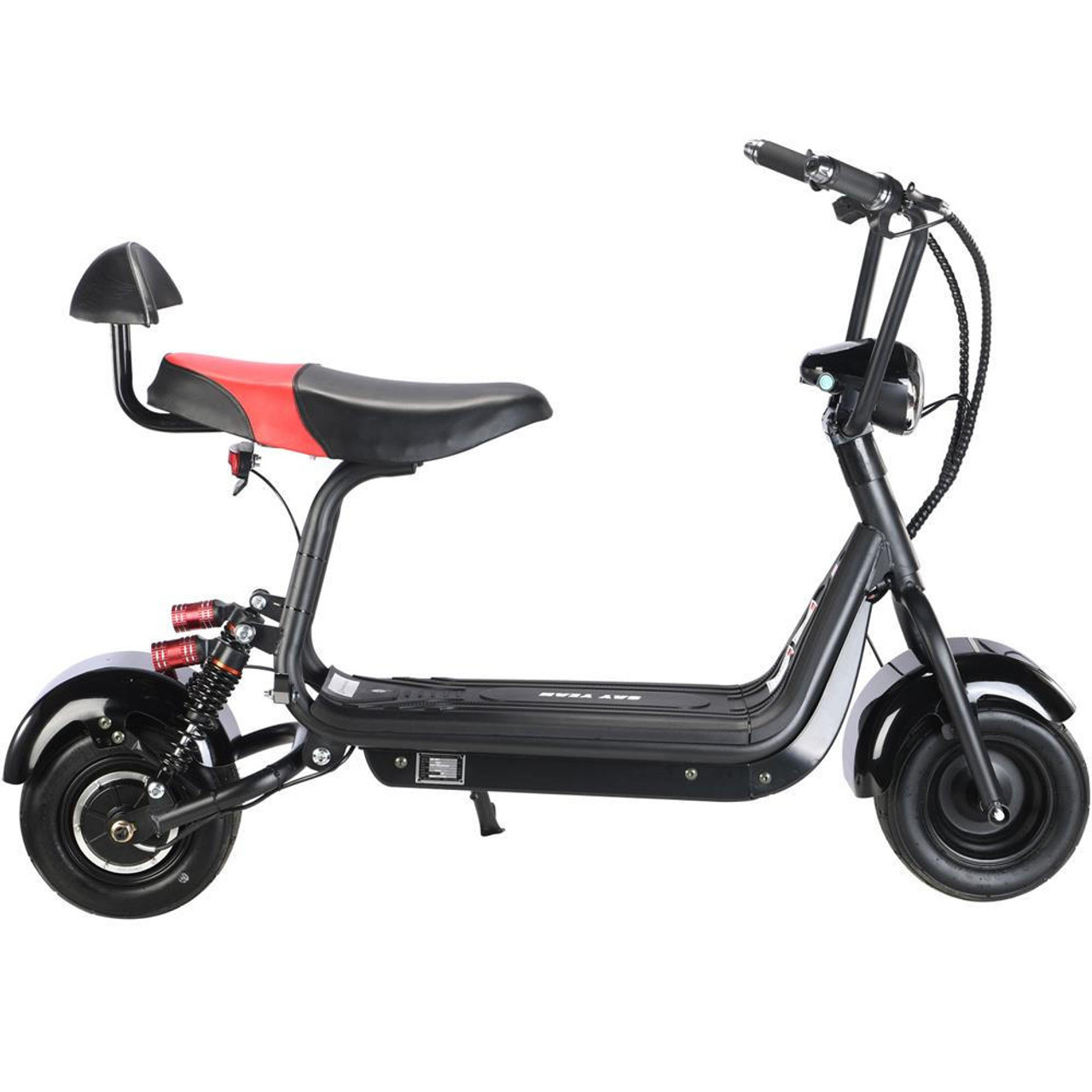  Mototec Mini Fat Tire 48v 500w Electric Scooter Black 