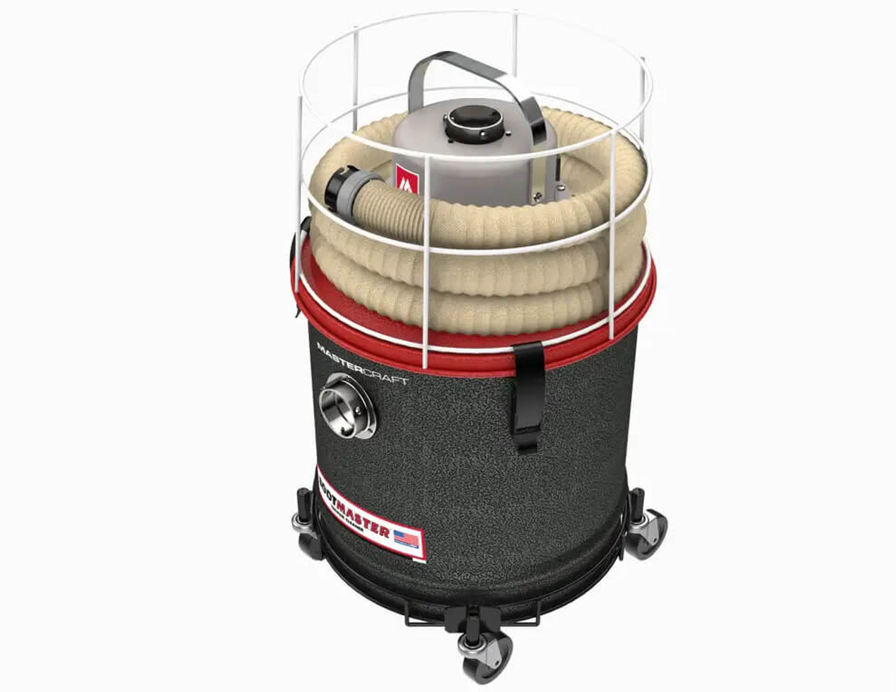 Mastercraft SootMaster 3/4 Bushel Furnace Cleaning Vacuum with Tool Kit  7 Gallons- 1 hp Power for Comprehensive Furnace Cleaning