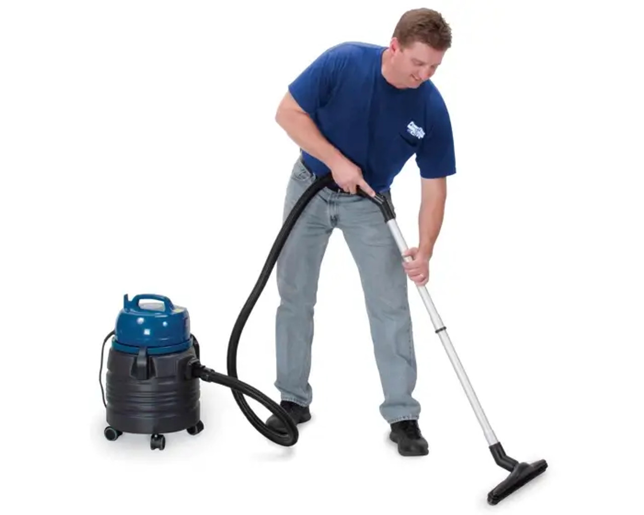 Powr-Flite 5 Gallon Polyethylene Wet/Dry Vacuum with Toolkit - Versatile Cleaning Companion