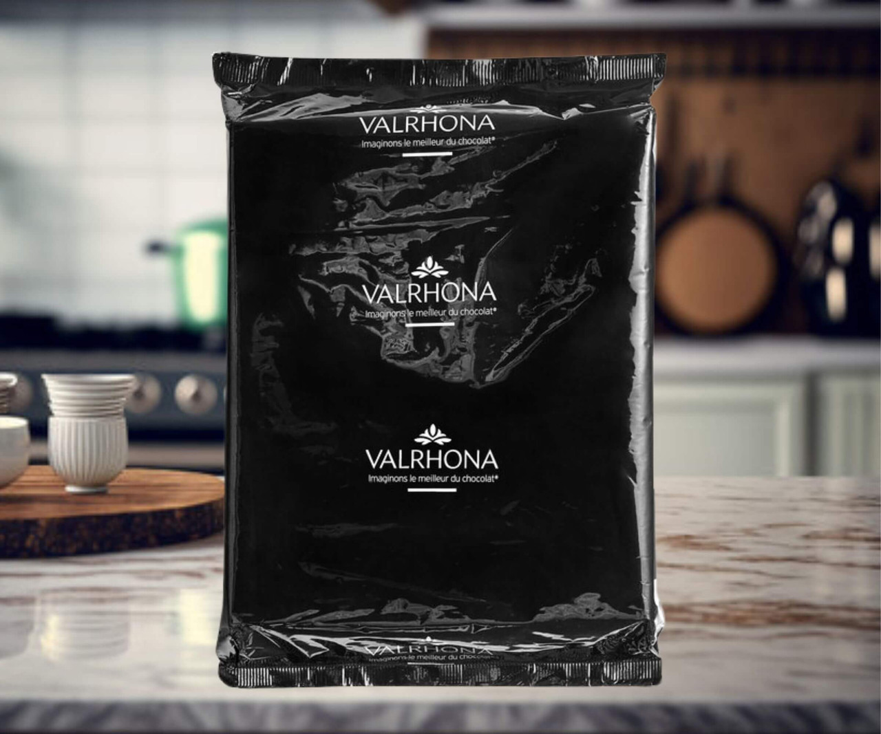 Valrhona Amatika 46% Vegan Chocolate Block 6.6 lb. - Rich and Creamy Vegan Chocolate for Culinary Delights