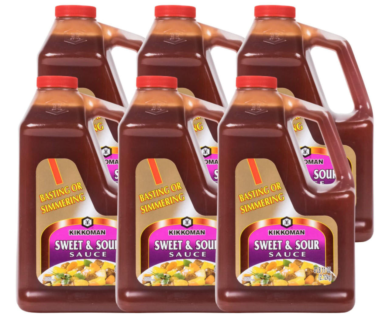 KIKKOMAN Kikkoman Sweet & Sour Sauce 0.5 Gallon Container - 6/Case - Balance Flavors with Delectable Sweet & Sour Notes 