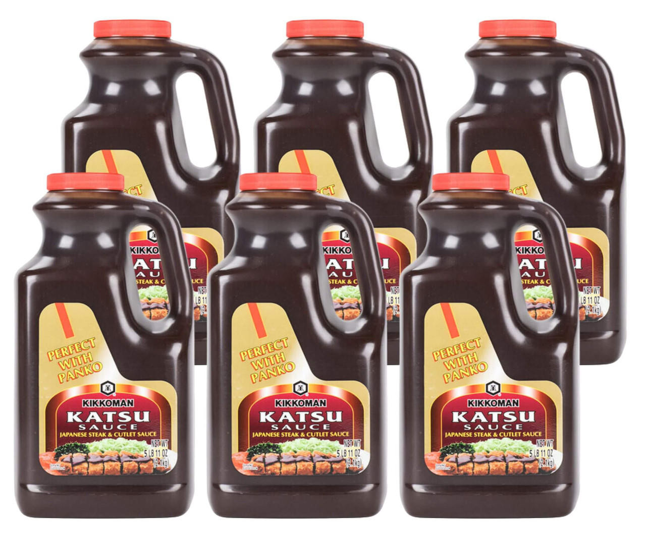 KIKKOMAN Kikkoman 4.7 lb. Katsu Sauce - 6/Case - Elevate Your Dishes with Authentic Japanese Flavors 