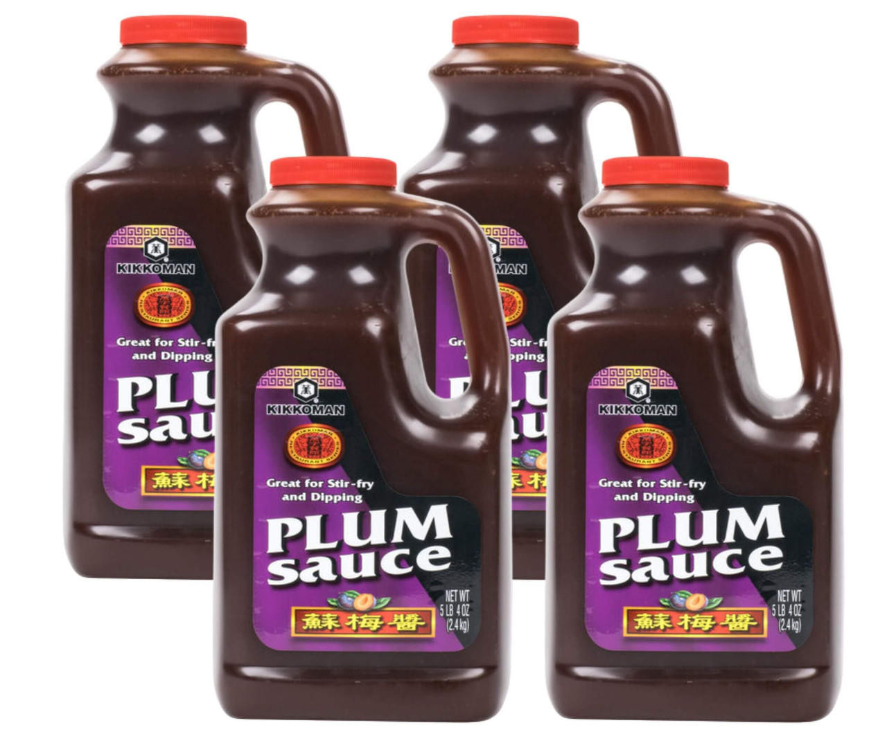 KIKKOMAN Kikkoman Plum Sauce 5 lb. Container - 4/Case - Sweet and Tangy Delight for Your Dishes 